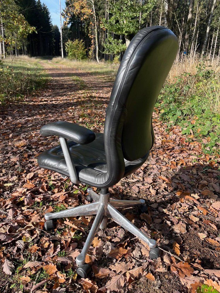 Desk Armchair In Leather By Herman Miller photo buy