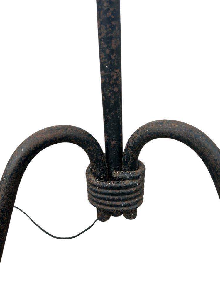 Wrought Iron Floor Lamp Jean Royère By Jean Royère, 1940s photo vintage