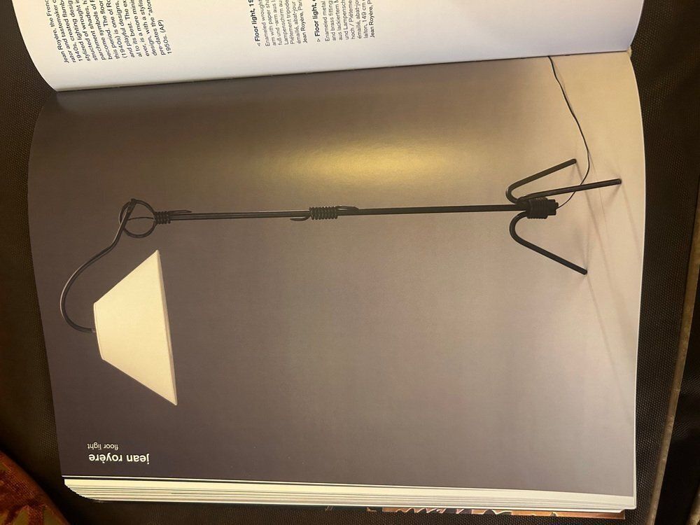 photo for sale Wrought Iron Floor Lamp Jean Royère By Jean Royère, 1940s
