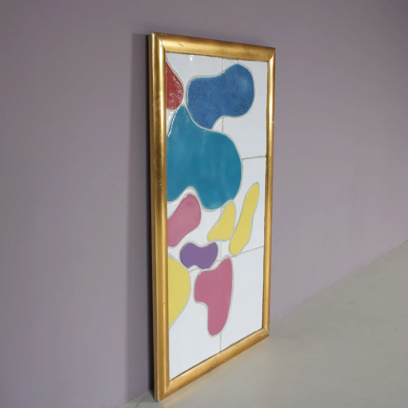 1990s Framed Ceramics Artwork By Jan Snoeck, Netherlands photo Art