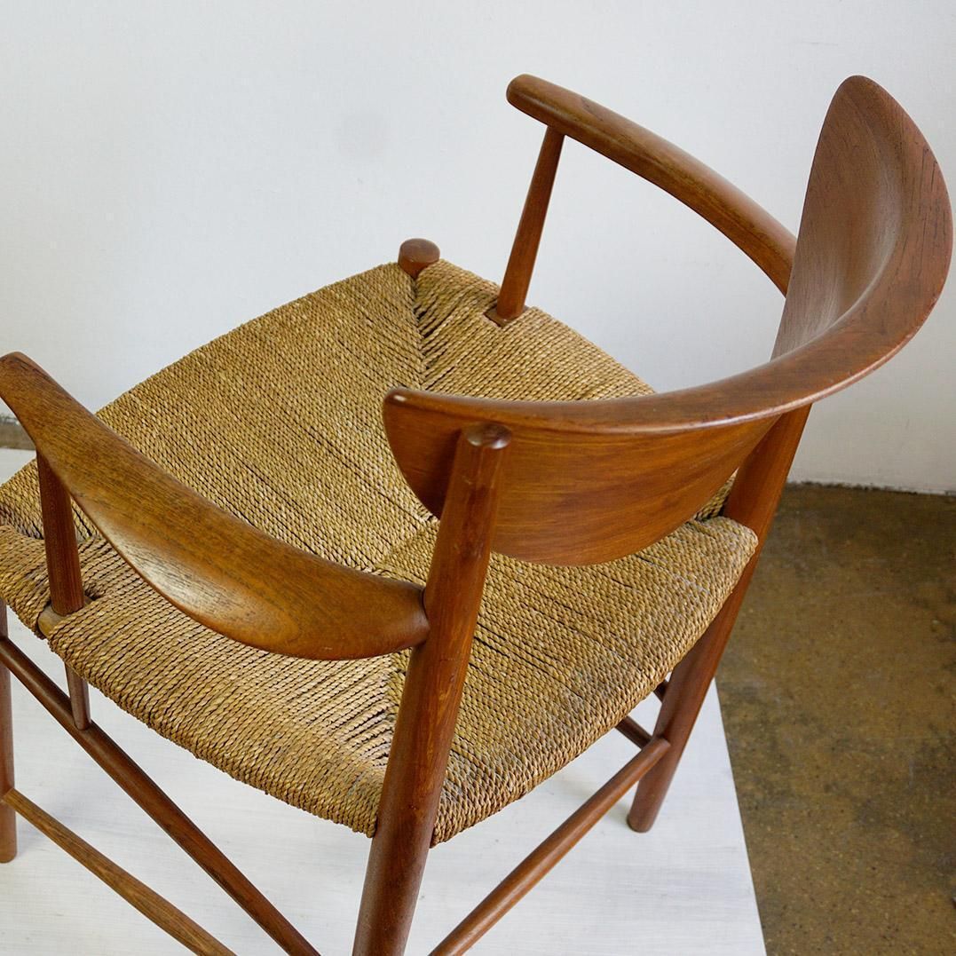 Pair Of Teak Armchair Mod. 317 By Peter Hvidt For Soborg Mobler Denmark photo 2831.0