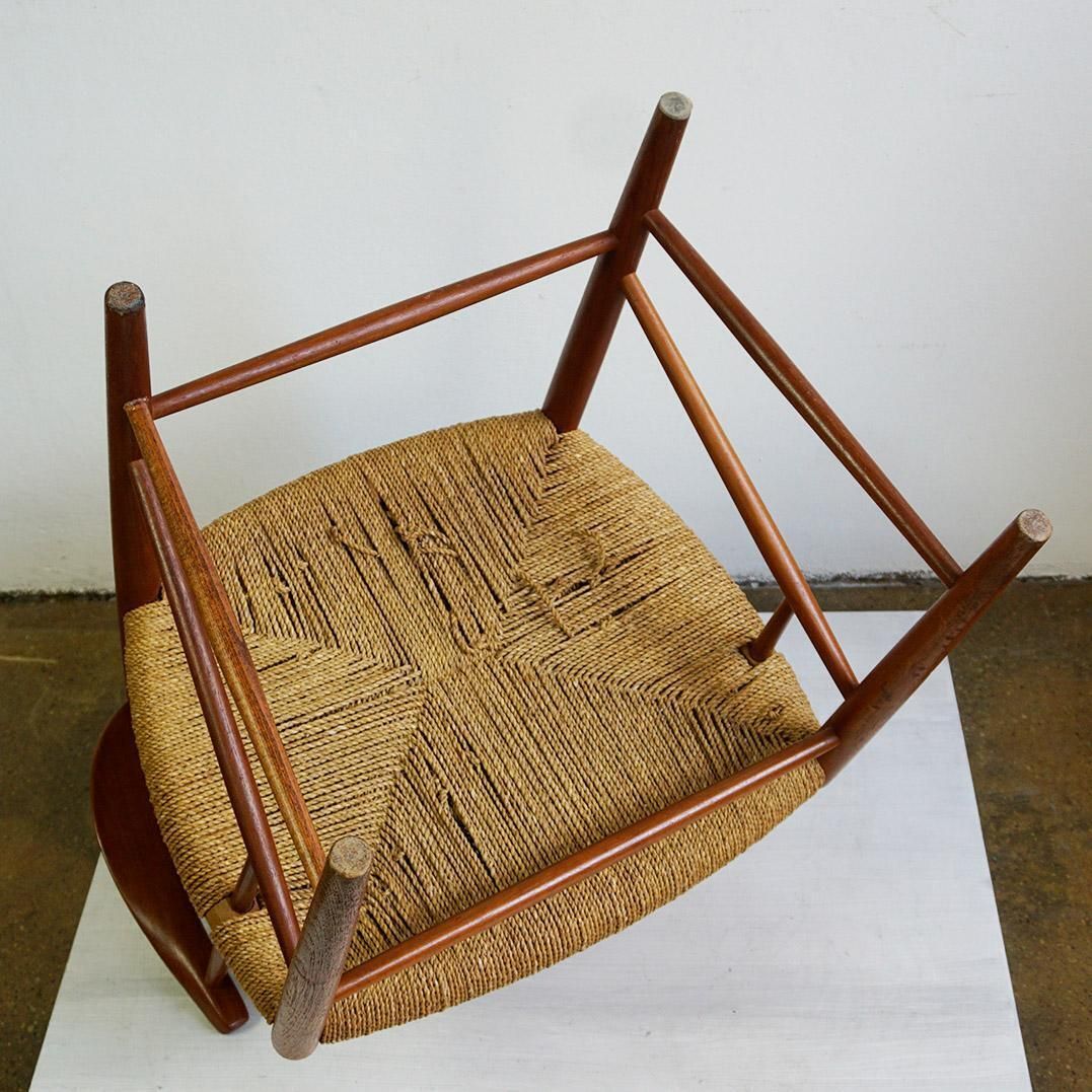 Pair Of Teak Armchair Mod. 317 By Peter Hvidt For Soborg Mobler Denmark photo vintage