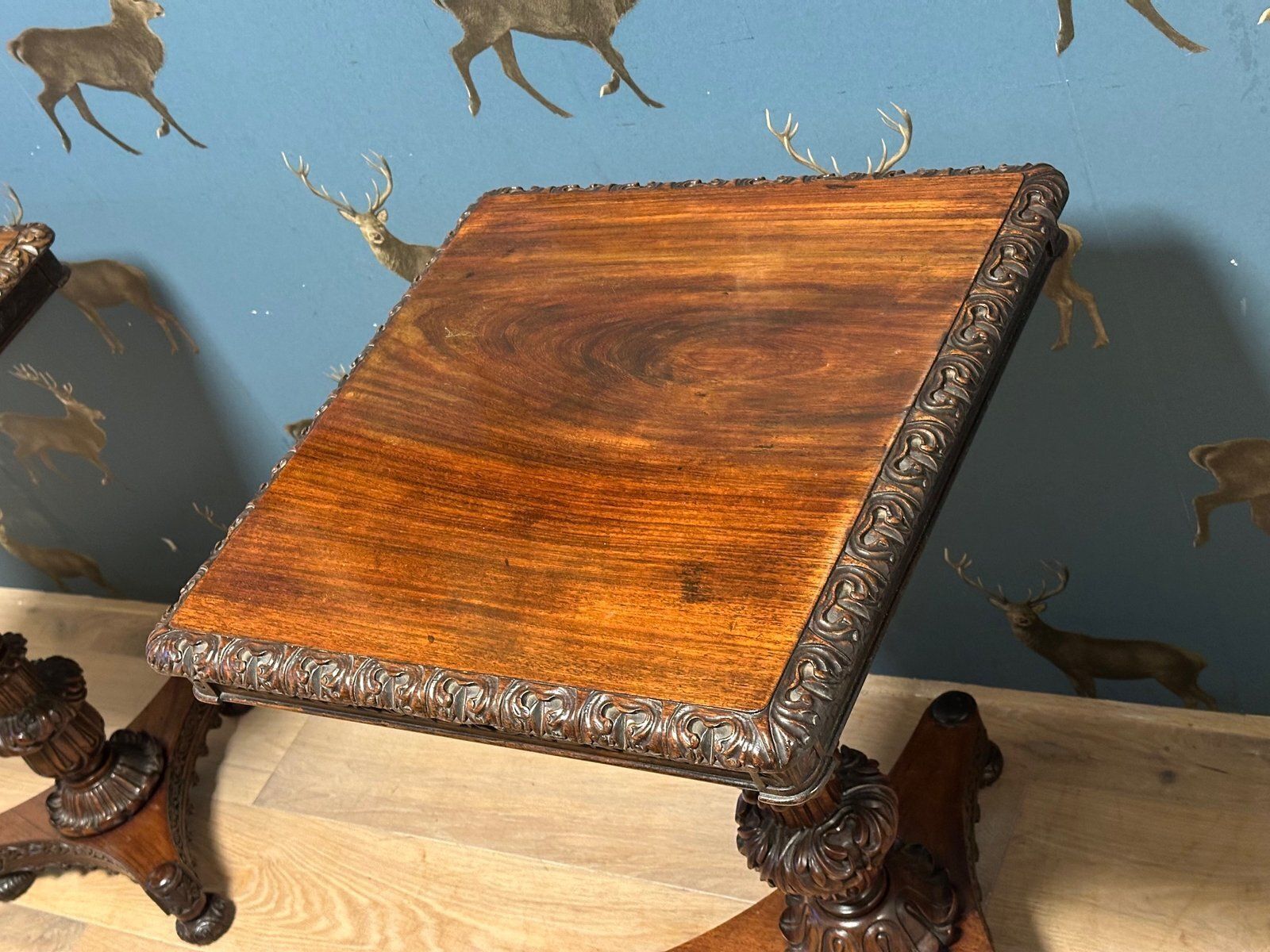 Anglo Indian Tilt Top Tables, Set Of 2 photo buy