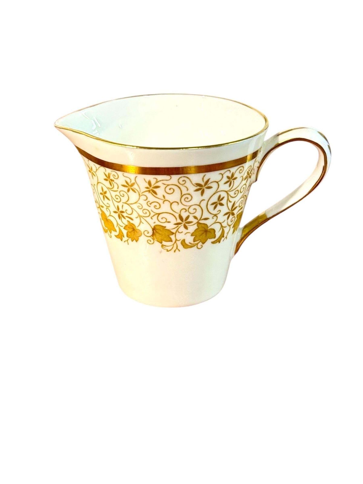 photo buy 44 Piece Royal Tuscan Gold And White Bone China Coffee & Tea Service