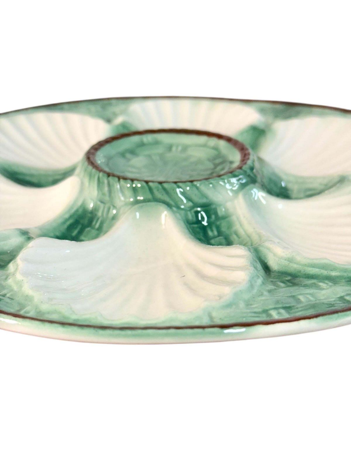 Majolica Oyster Plate Set In The Longchamp Style photo furniture