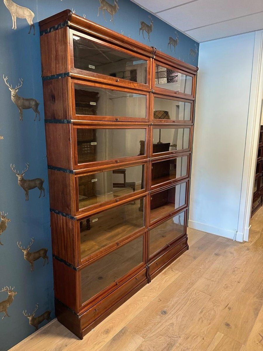Antique Globe Wernicke Bookcase, 1890s, Set Of 12 photo furniture