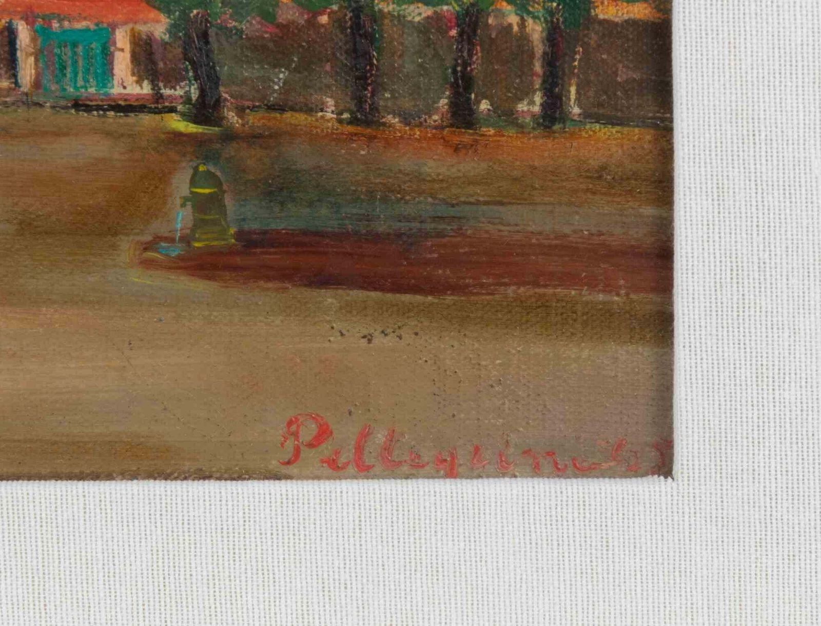 Sirio Pellegrinilandscape   Paint By Sirio Pellegrini   1960s1960s photo for sale