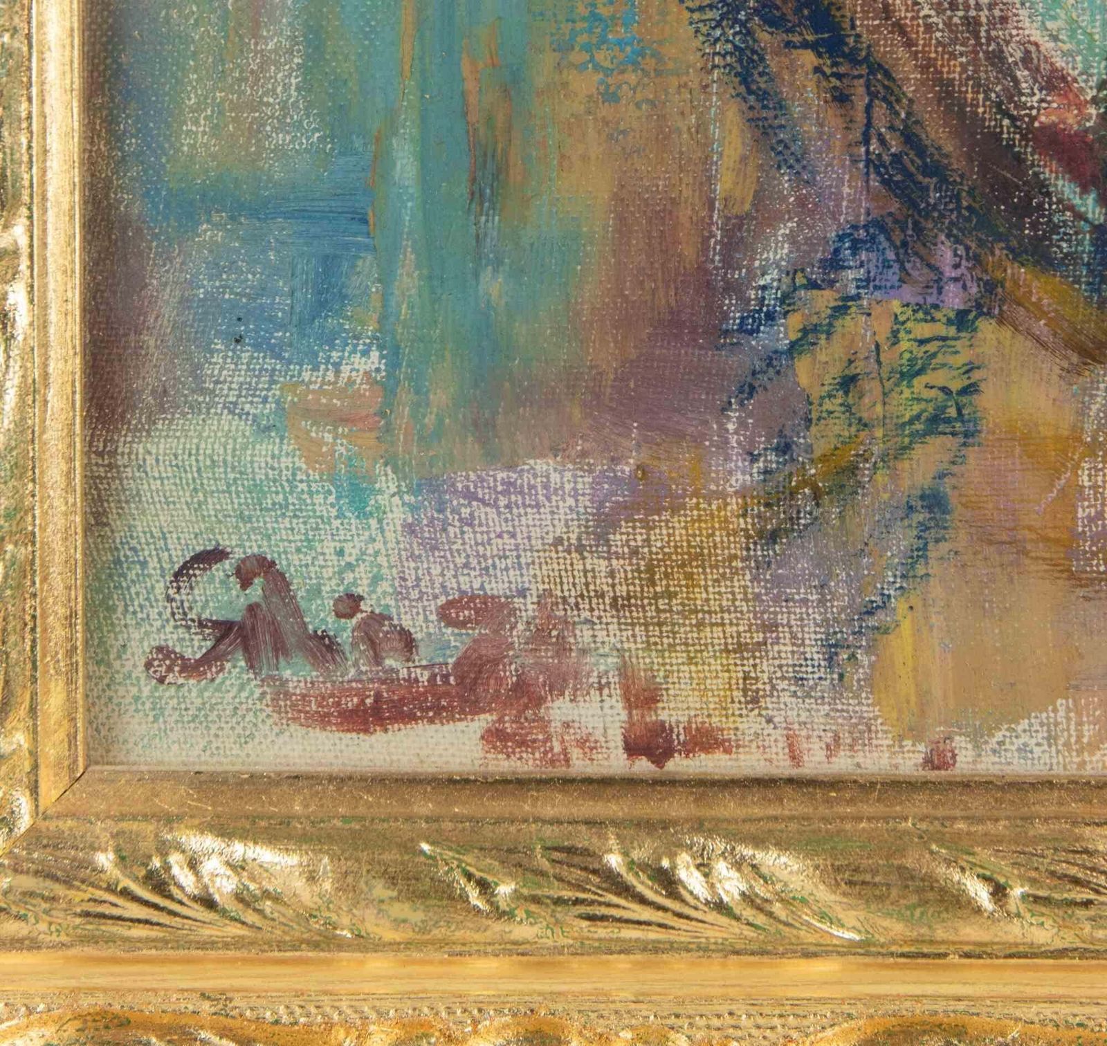 Sirio Pellegriniportrait   Paint By Sirio Pellegrini   1960s1960s photo for sale