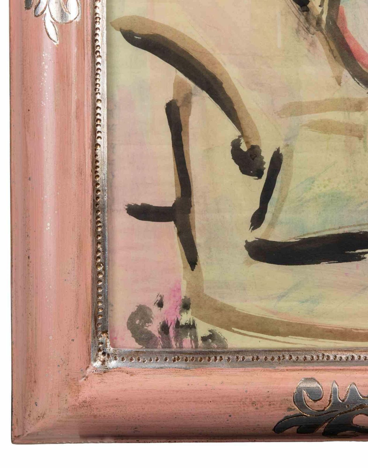 Sirio Pellegrinipensive Nude   Watercolor By Sirio Pellegrini   1960s1960s photo for sale
