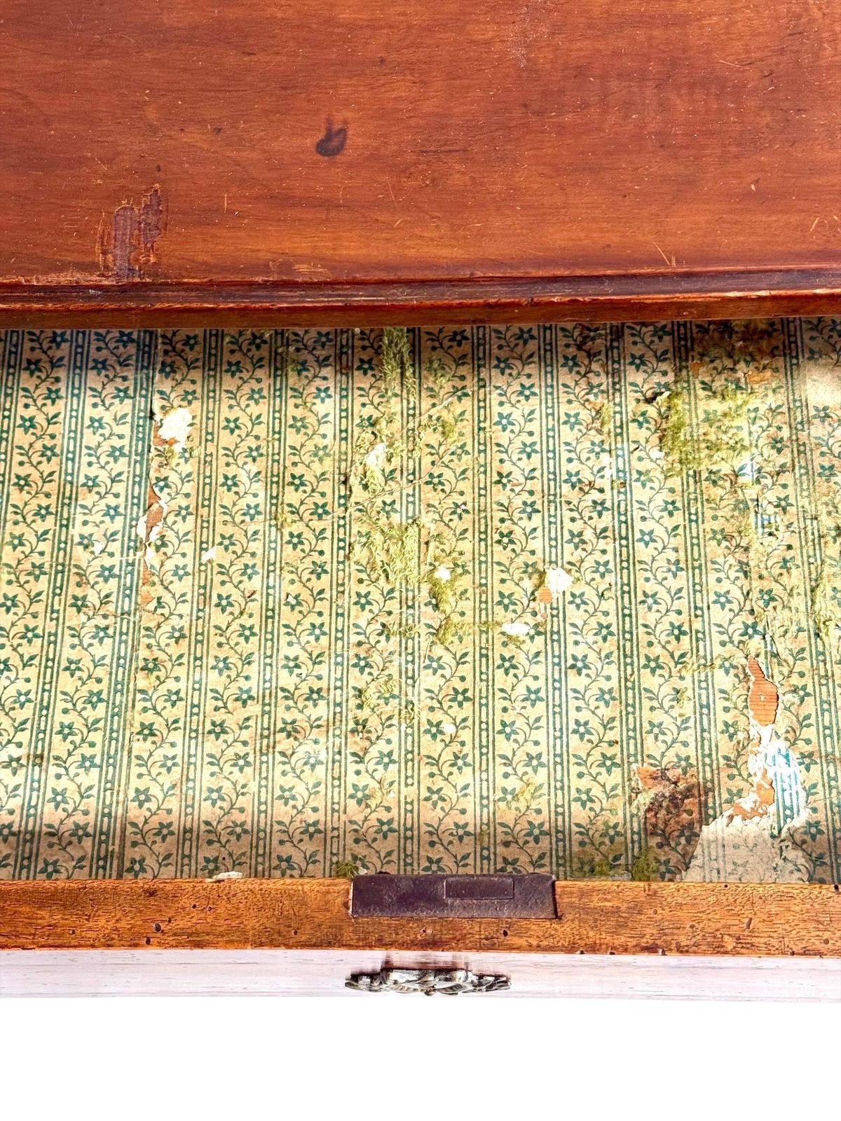 photo for sale Louis XVI Period Marquetry Inlaid Cherrywood Commode, Late 18th Century