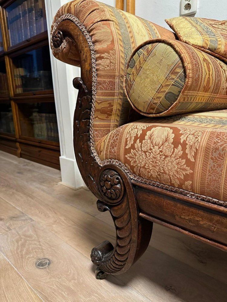 Antique Regency Mahogany Three Seater Sofa photo 2851.0