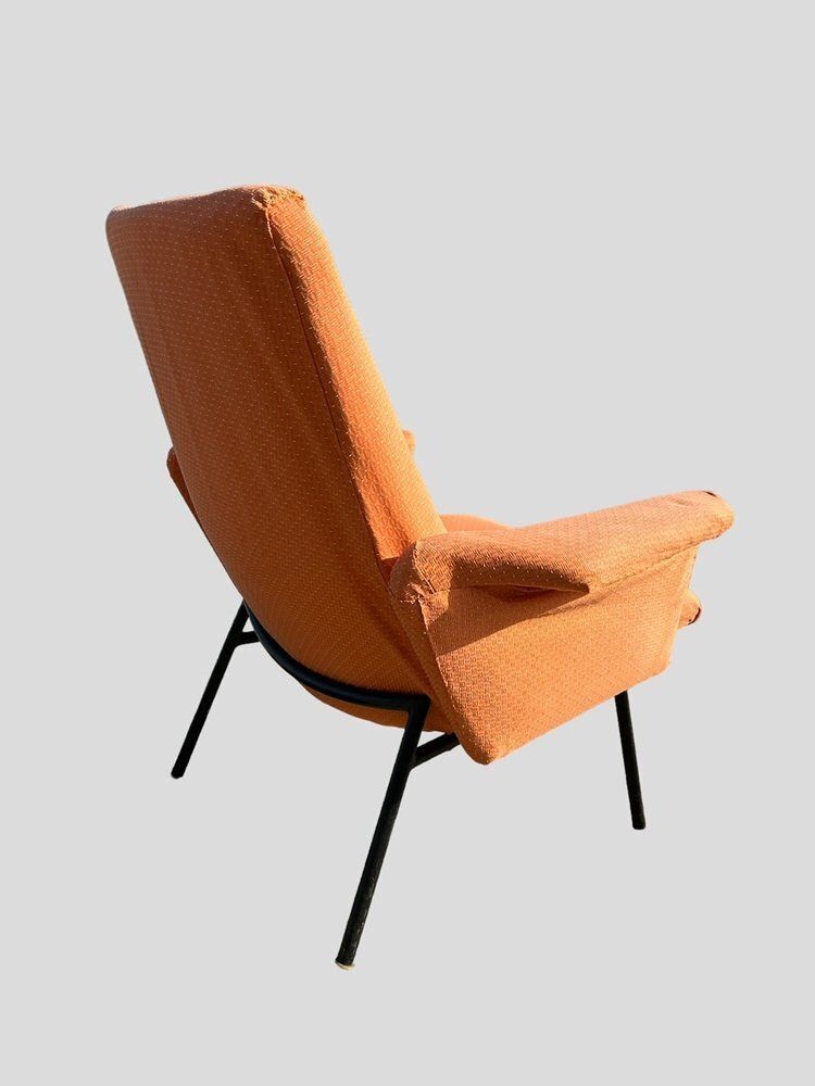 Furniture Sk660 Armchair By Pierre Guariche For Steiner, 1950s photo
