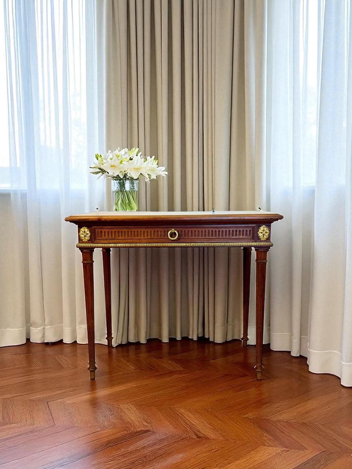 photo buy Louis XVI Style Writing Table With Gilt Bronze Mounts, 19th Century