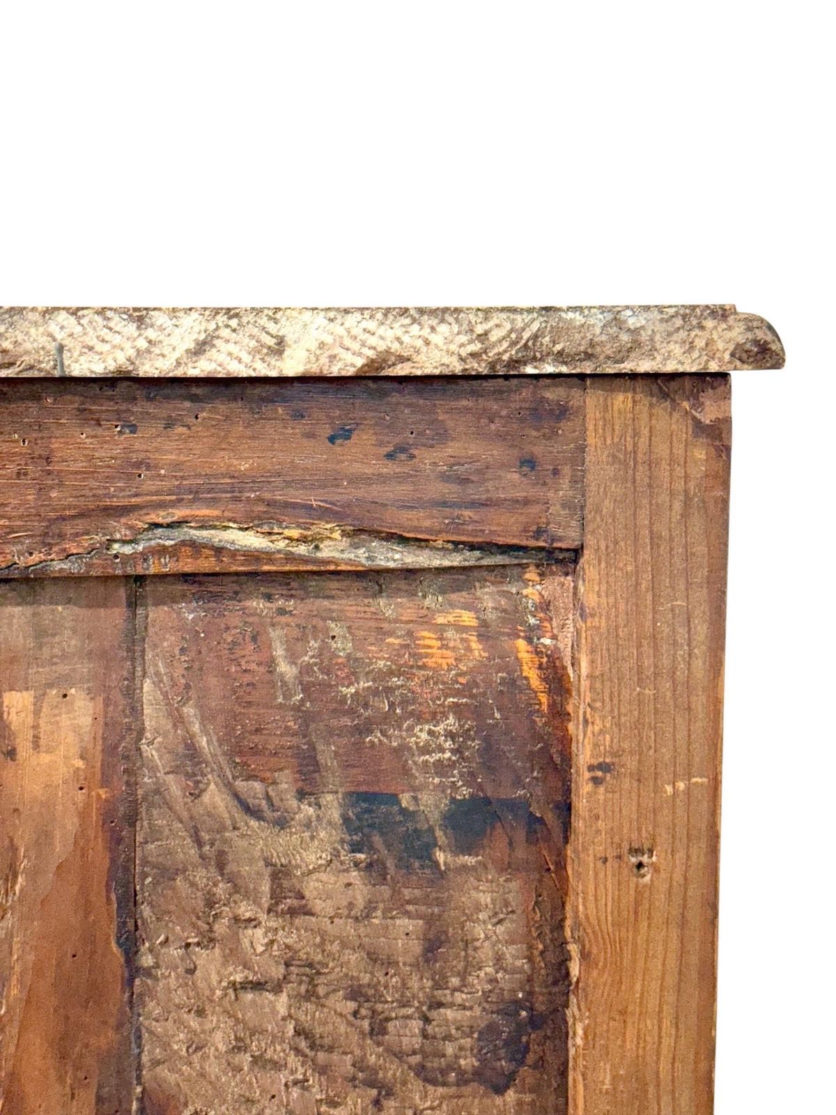 photo buy French Louis XV Transition Marble Top Commode Sauteuse, Late 18th Century