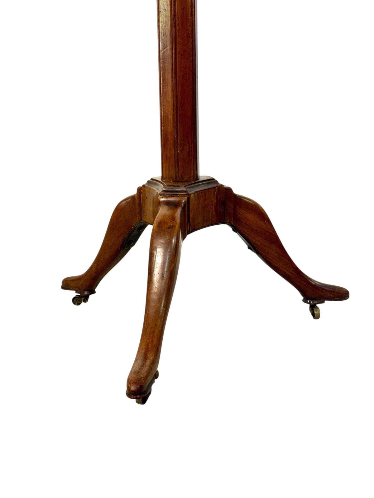 photo furniture Antique French Gueridon Table With Marble Top And Brass Gallery, 19th C.