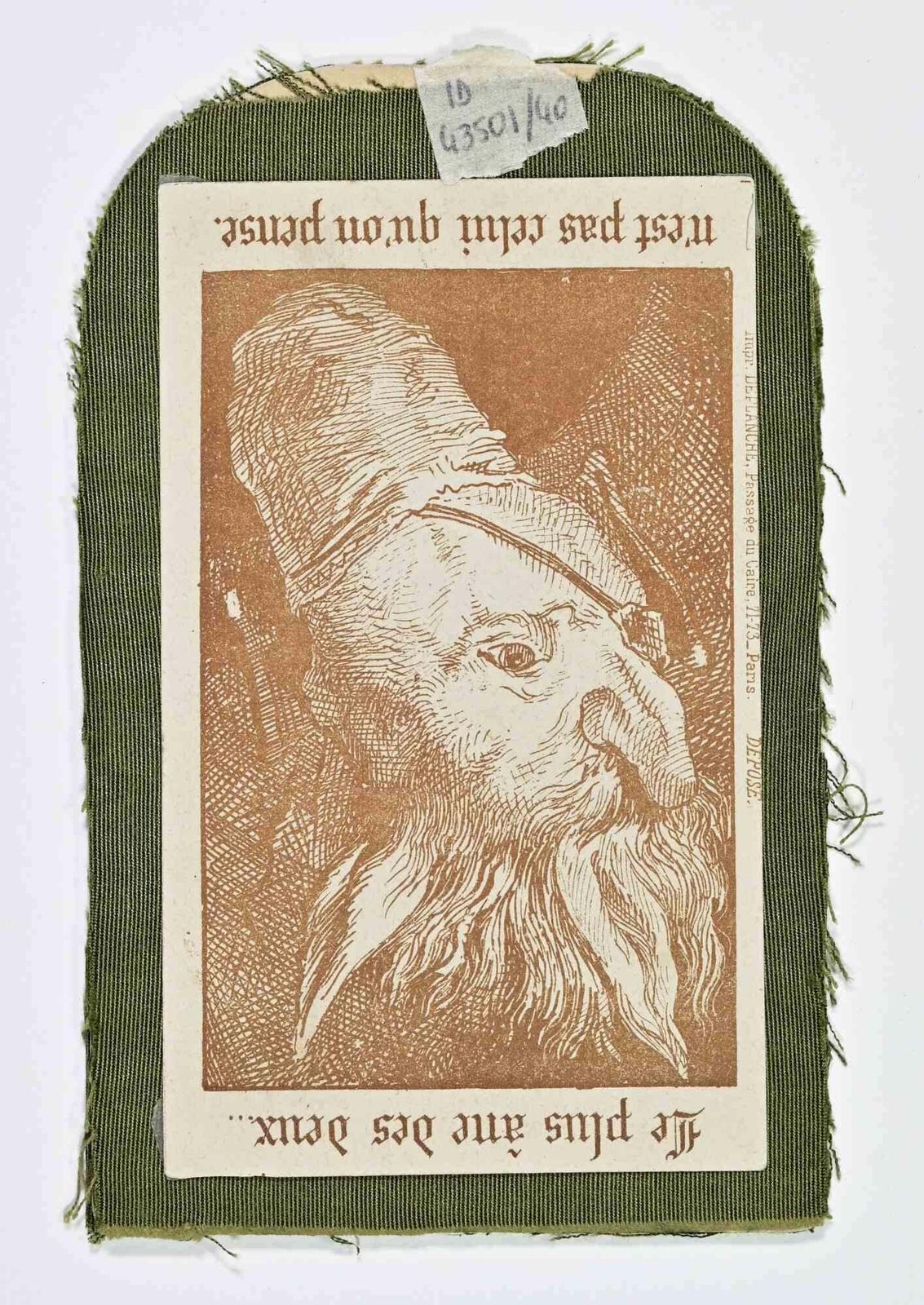 Unknownle Plus âne Des Deux N’est Pas Celui Qu’on Pense   Woodcut   Early 17th Centuryearly 17th Century photo furniture