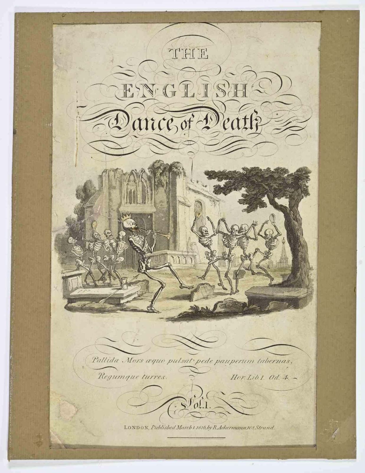 Thomas Rowlandsondance Of Death   Etching By Thomas Rowlandson   1810s1810s