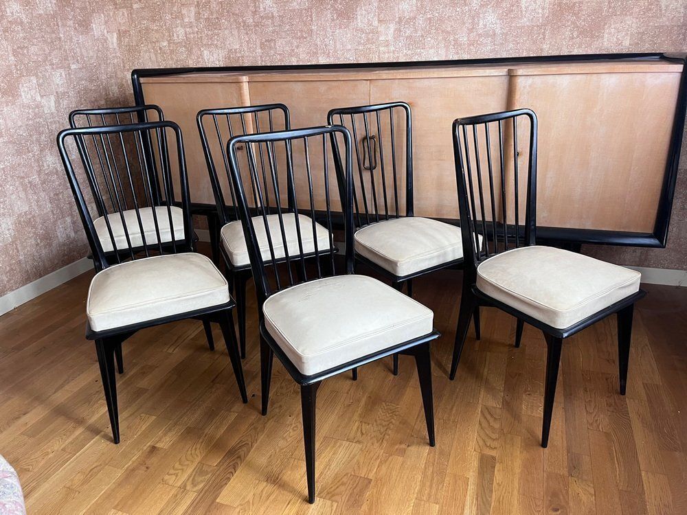 Side Chairs By Charles Ramos, 1950s, Set Of 4