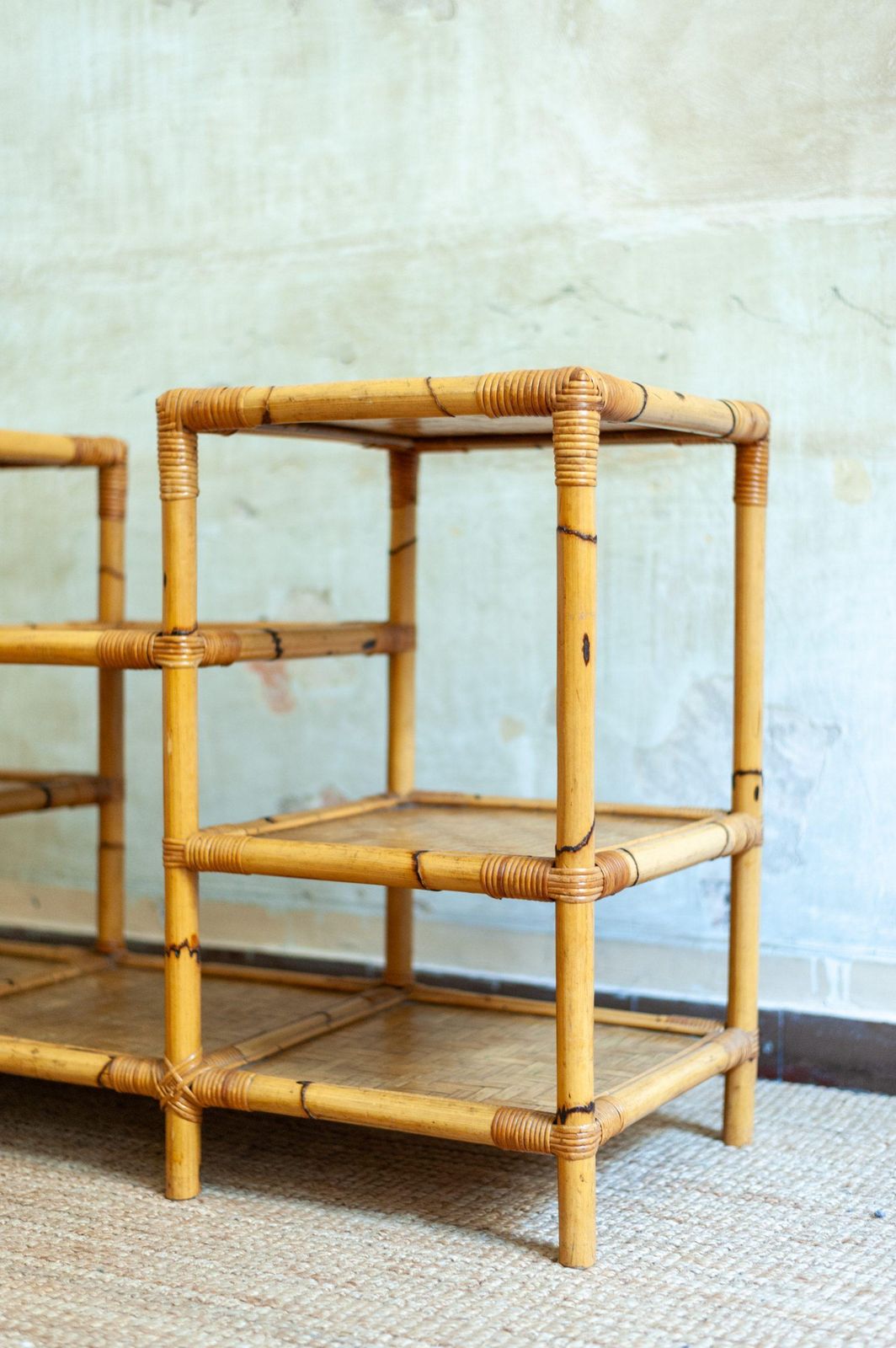 Bamboo Bookshelf – 1970s photo Furniture