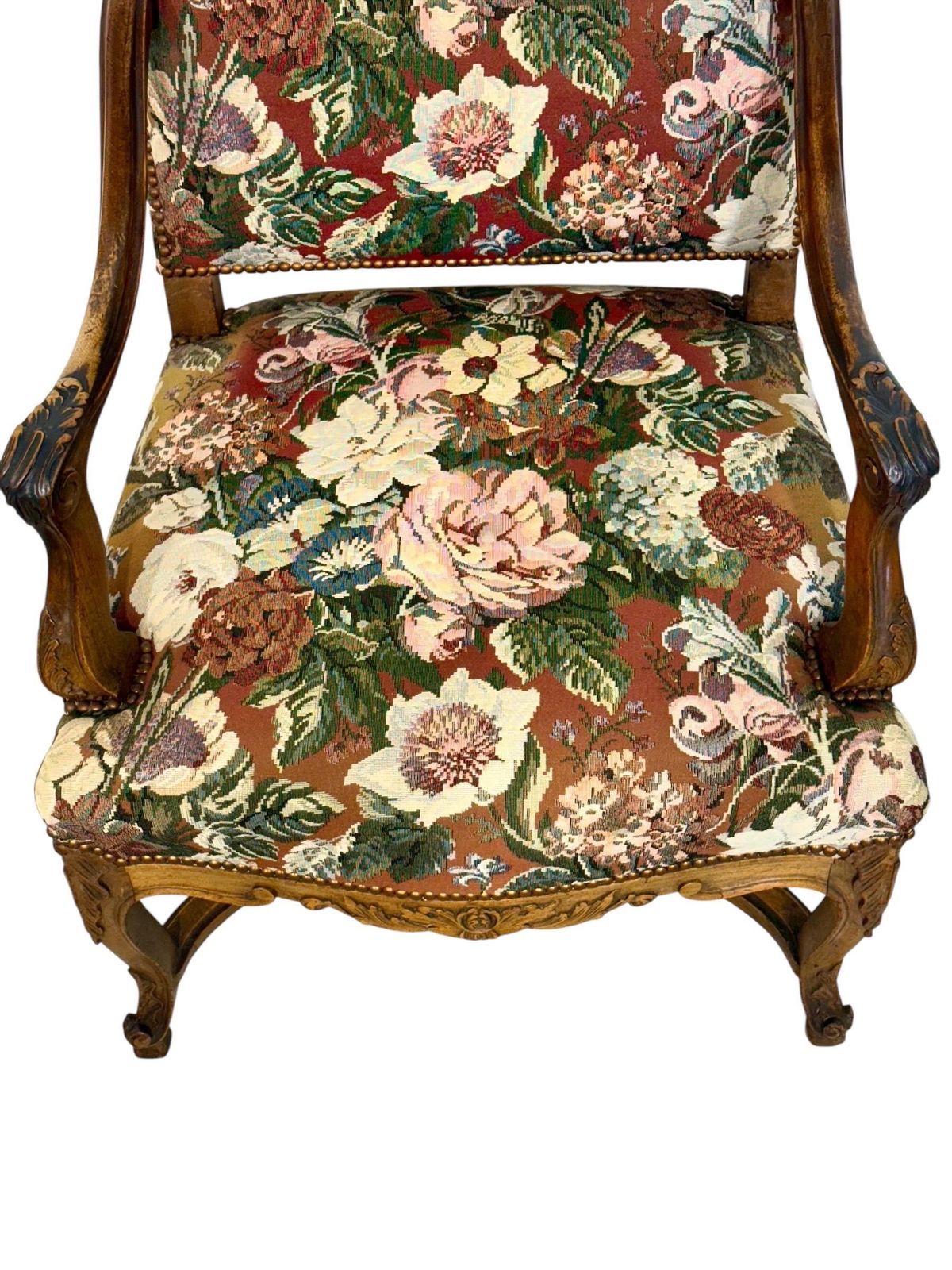 19th Century Louis XV Style Walnut Armchair photo vinterior
