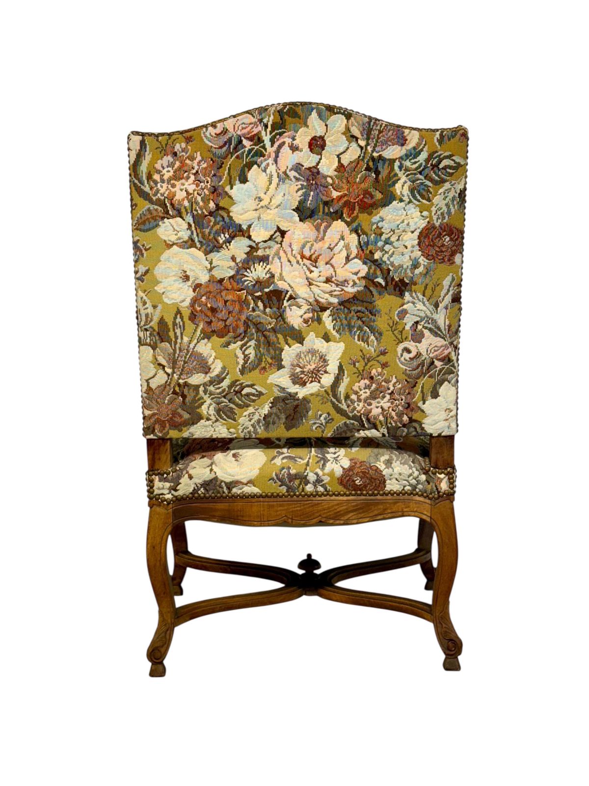 photo vintage 19th Century Louis XV Style Walnut Armchair
