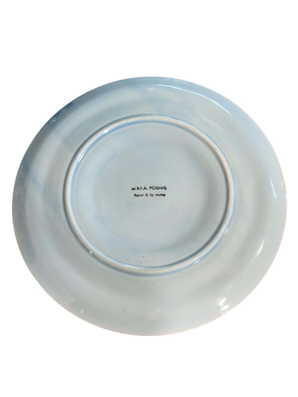 photo for sale Vintage French M.B.F.A. Pornic Oyster Service, 12 Plates & Platter