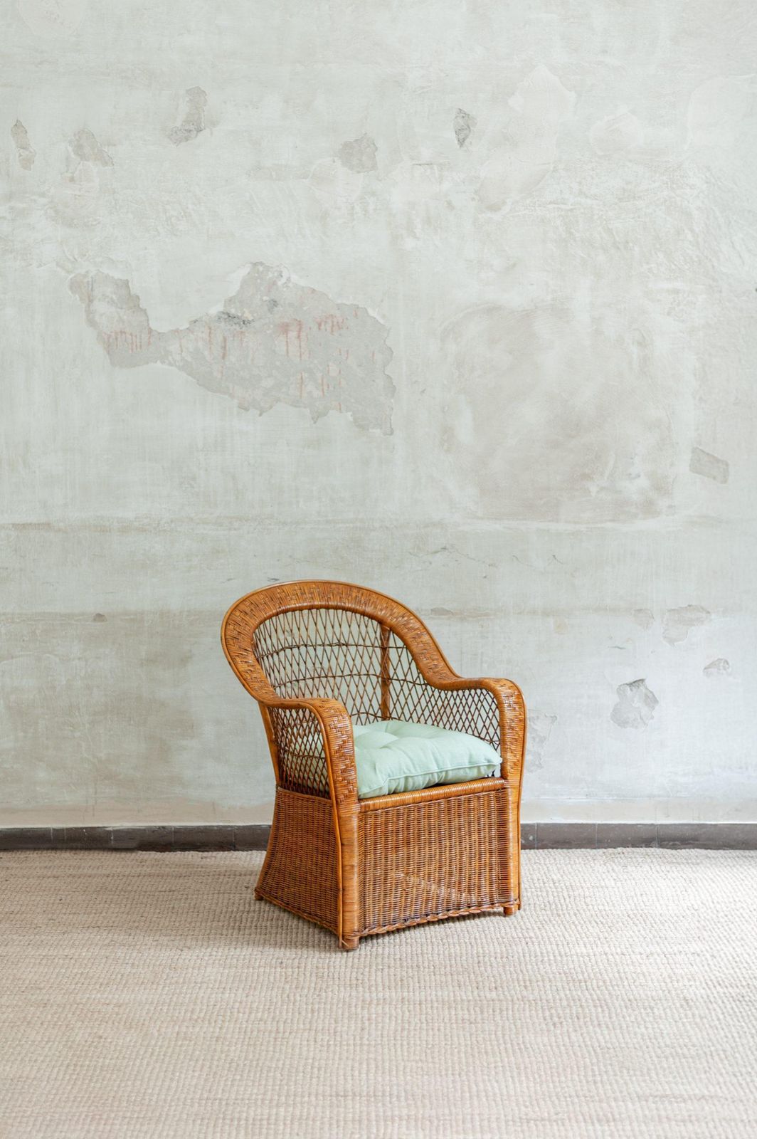 Set Of Four Bamboo Armchairs – 1970s photo Furniture