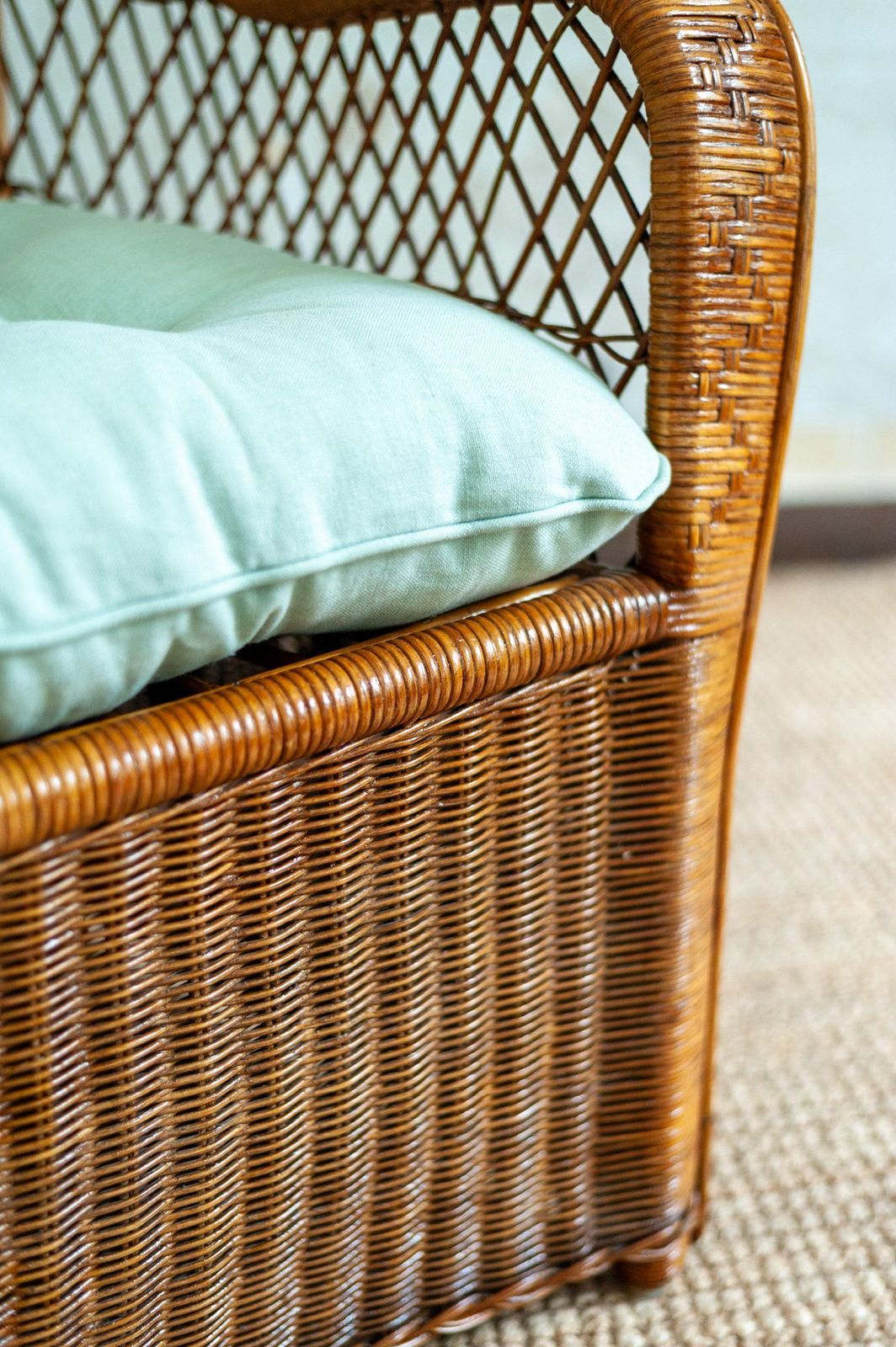 photo furniture Set Of Four Bamboo Armchairs – 1970s