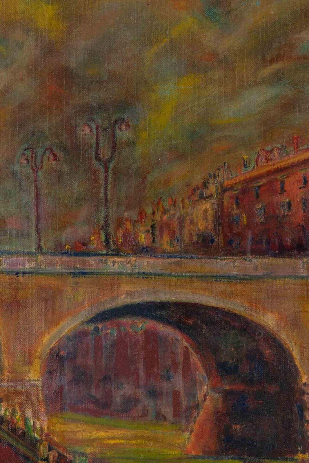Sirio Pellegrinicityscape   Paint By Sirio Pellegrini   19661966 photo for sale