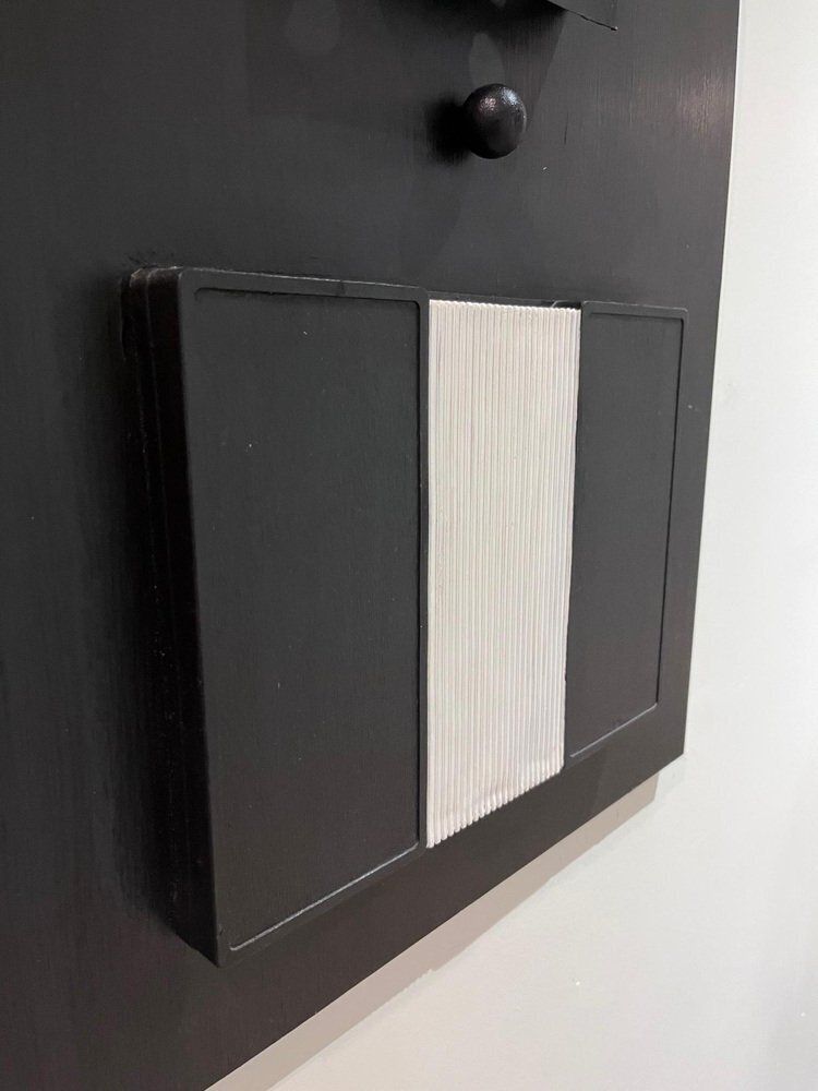 Roger Neyrat, Relief Artwork, 20th Century, Wood & Paper photo vinterior