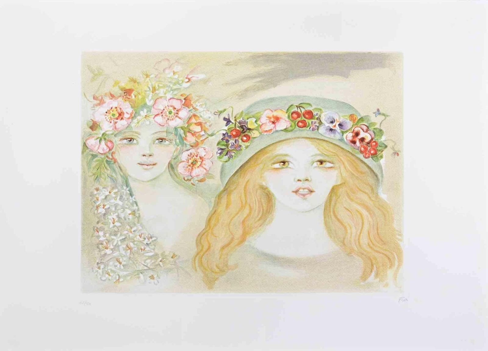 Felicita Fraisybils   Lithograph By Felicita Frai   1980s1980s