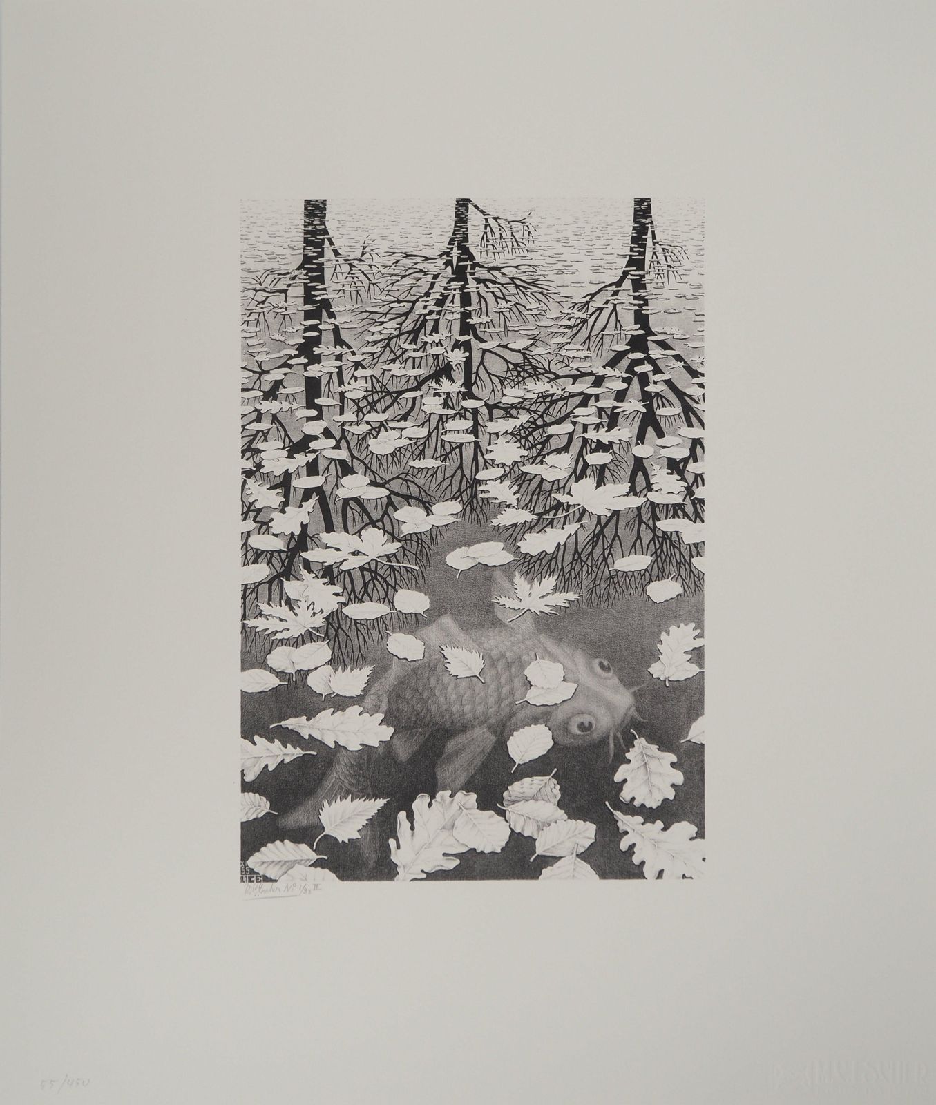 M.C. Eschernature   Autumn And Carp   Signed Facsimile, Ltd /4502008