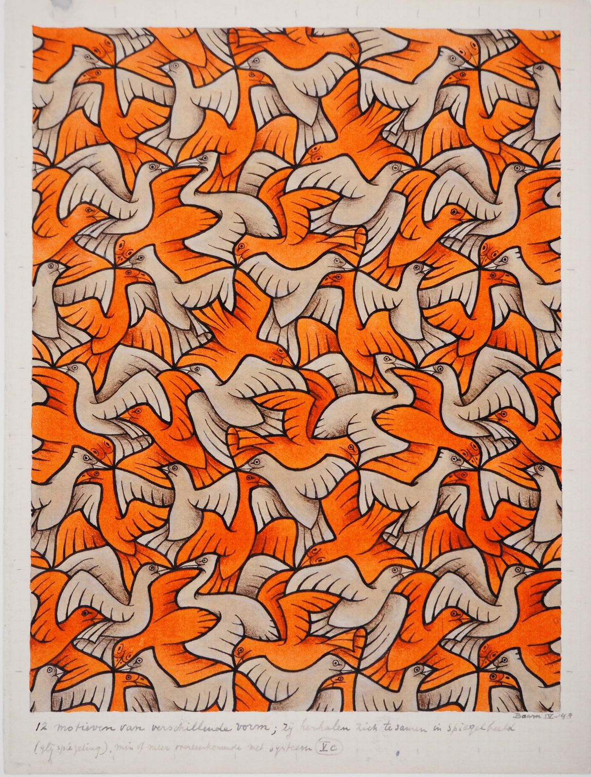 M.C. Eschernature   Flock Of Birds   Facsimile, Ltd /4502008 photo furniture