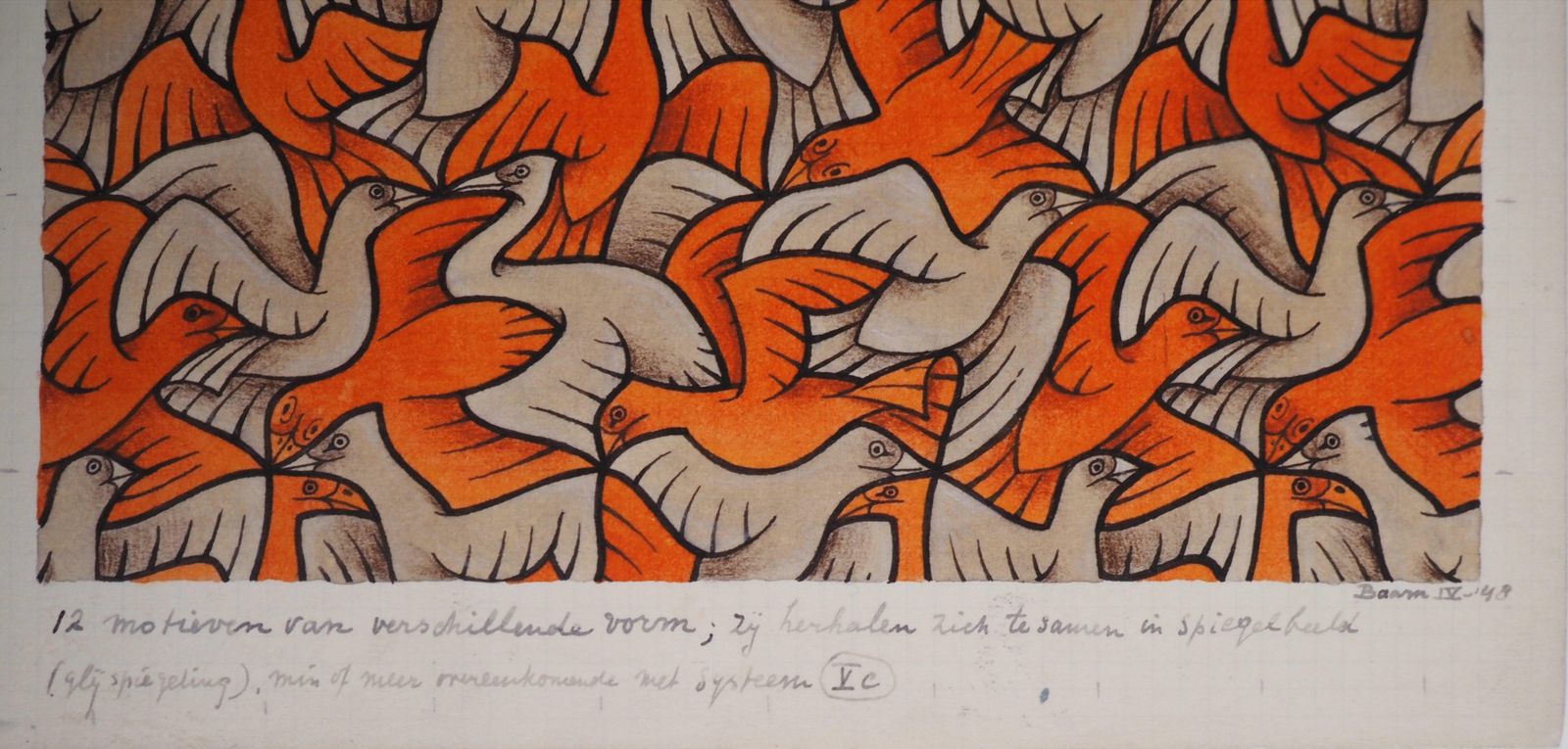 M.C. Eschernature   Flock Of Birds   Facsimile, Ltd /4502008 photo Art