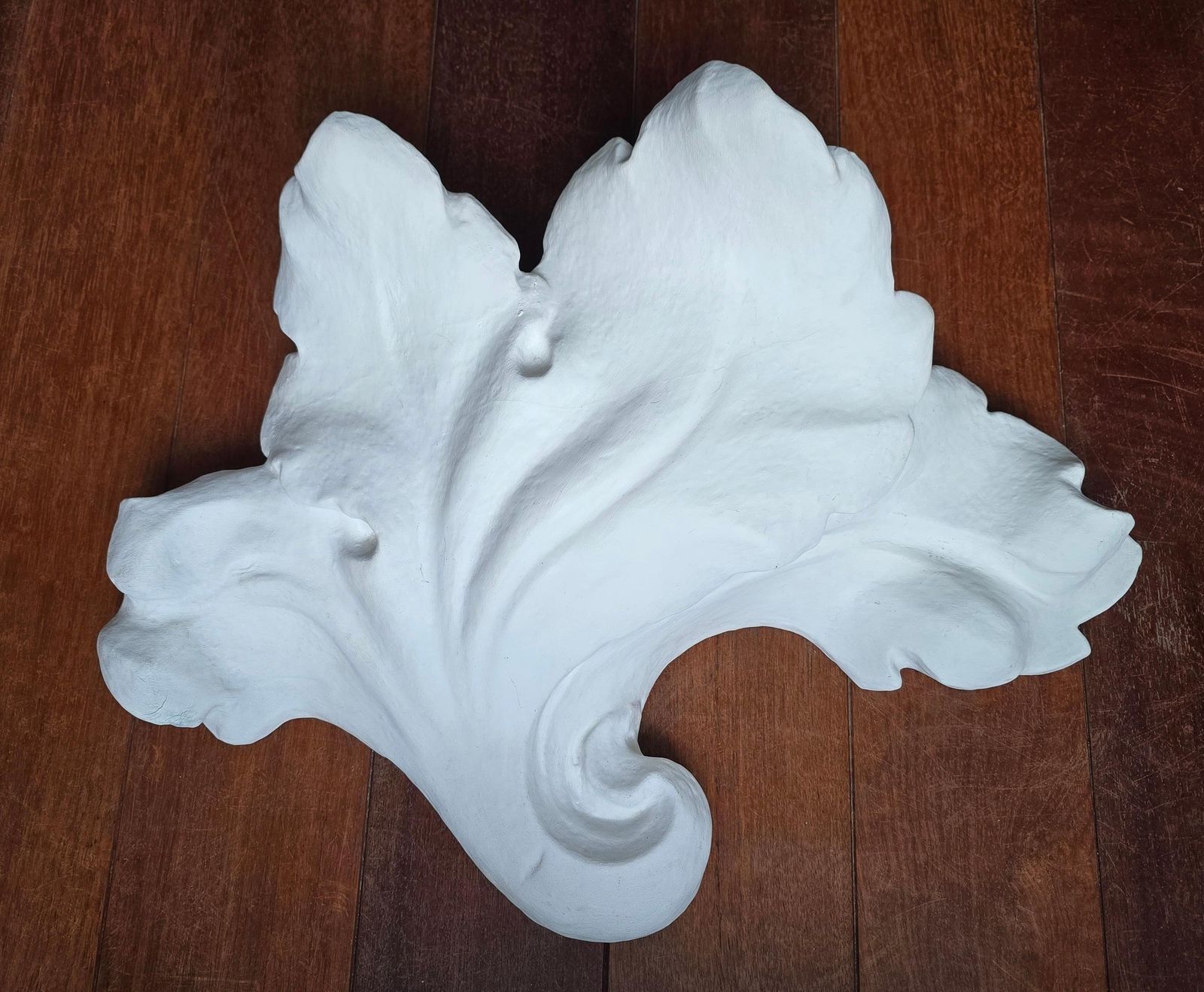 Pair Of Large Acanthus Architectural Wall Lights, France Circa 1900 photo for sale
