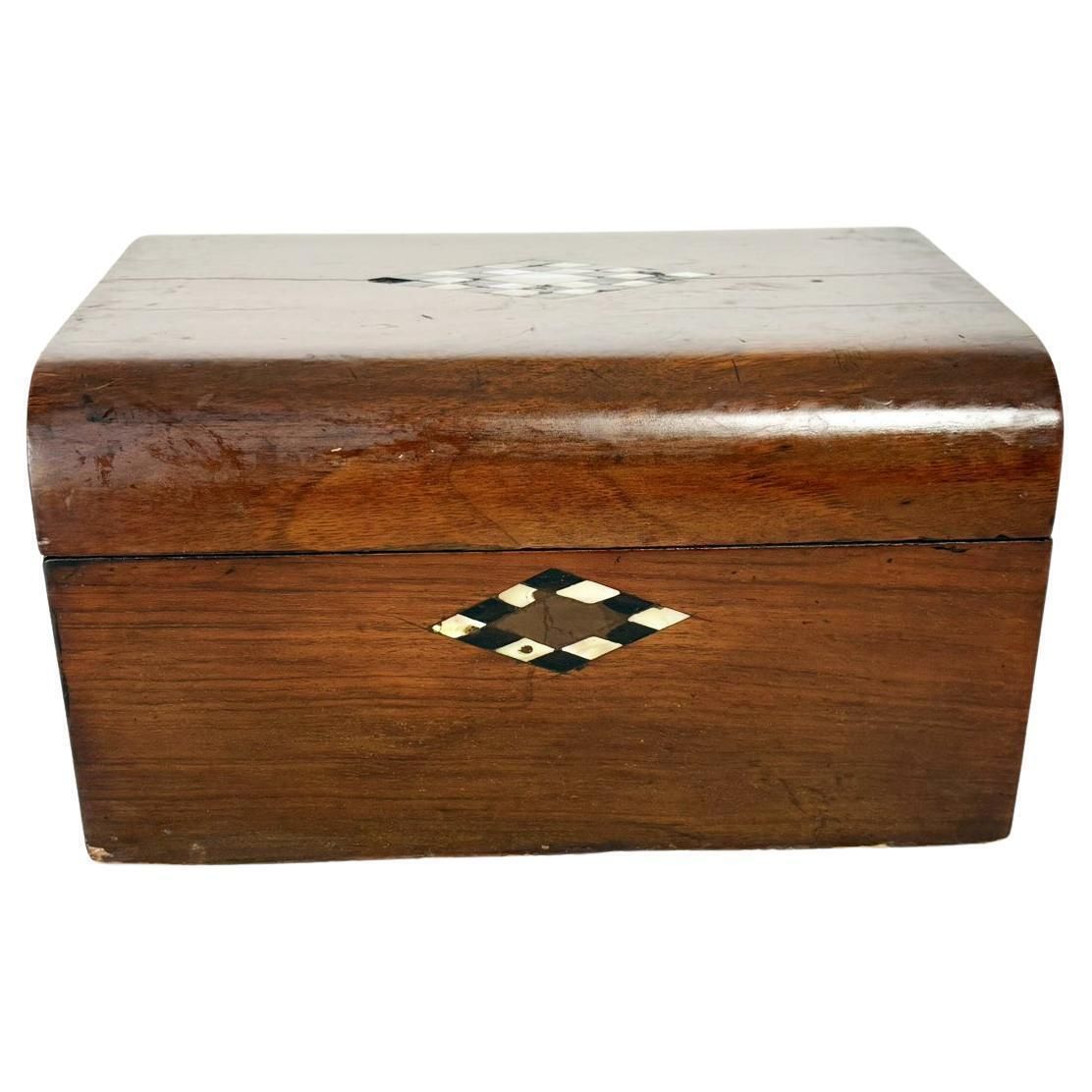 Wooden "Tobacco" Box, France, 1950