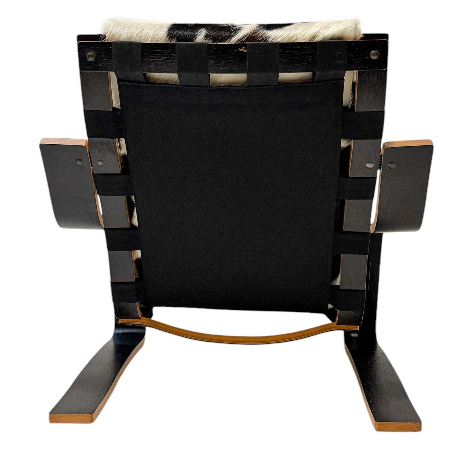 Mid Century Modern Sculptural Plywood Lounge Chair, The Netherlands 1970s photo vinterior