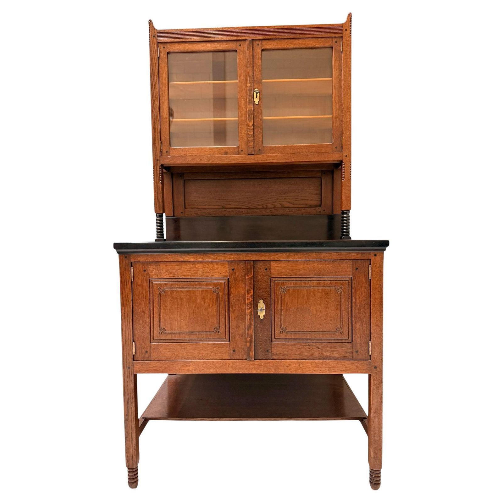 Arts & Crafts Cupboard By Jac. Van Den Bosch For 'T Binnenhuis, 1900s