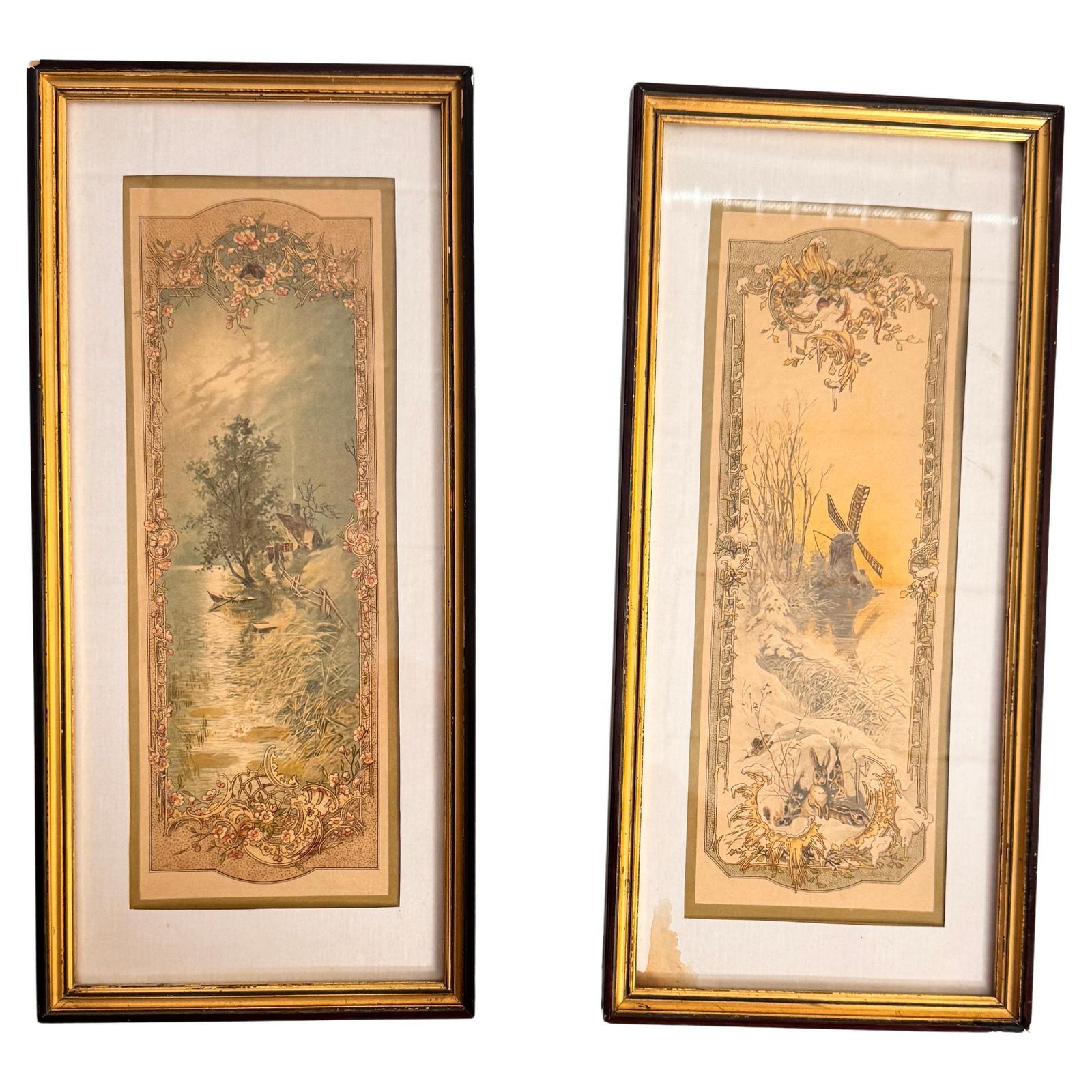 Pair Of Framed Engravings — France, 1920s