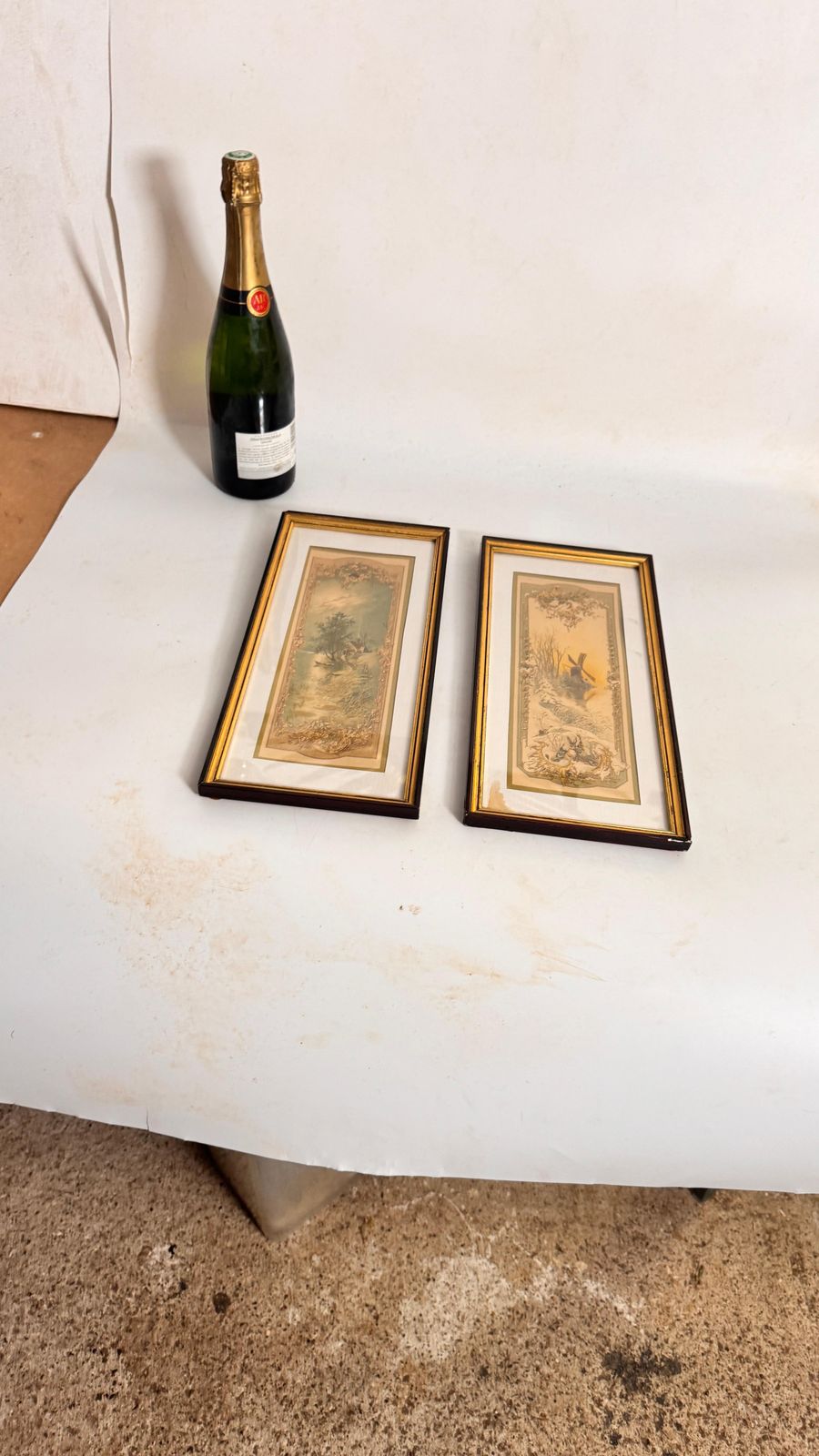 Pair Of Framed Engravings — France, 1920s photo furniture