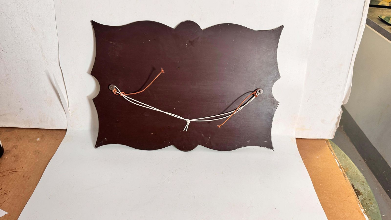 photo buy Art Deco Frameless Mirror With Sculpted Edges — France, 1940s