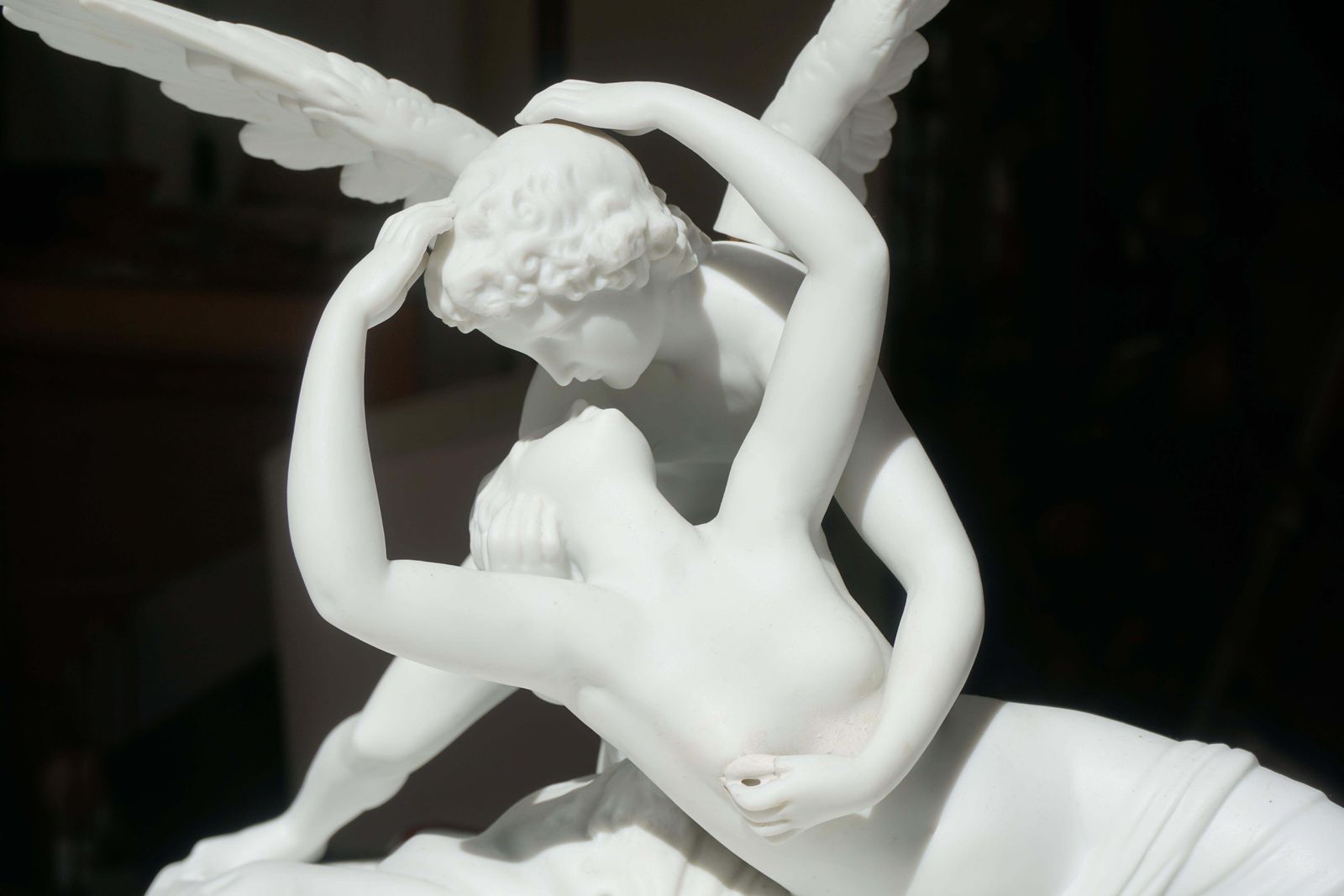 Italian Biscuit Porcelain “Psyche Revived By Cupid’s Kiss”, Circa 1900 photo buy