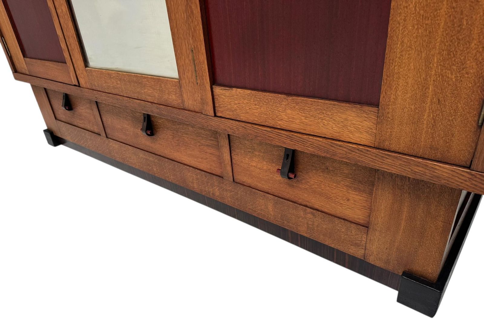 Furniture Art Deco Modernist Armoire Or Wardrobe By J.J. Zijfers Amsterdam, 1920s photo
