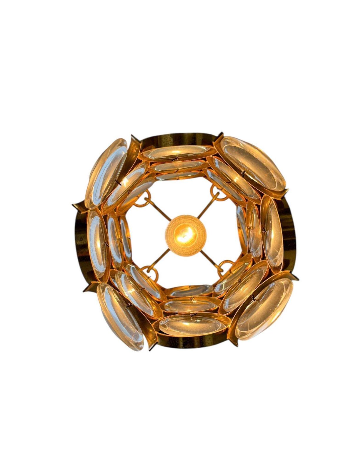 photo furniture Hollywood Regency Pendant Lamp By Gaetano Sciolari For Palwa Germany, 1970s