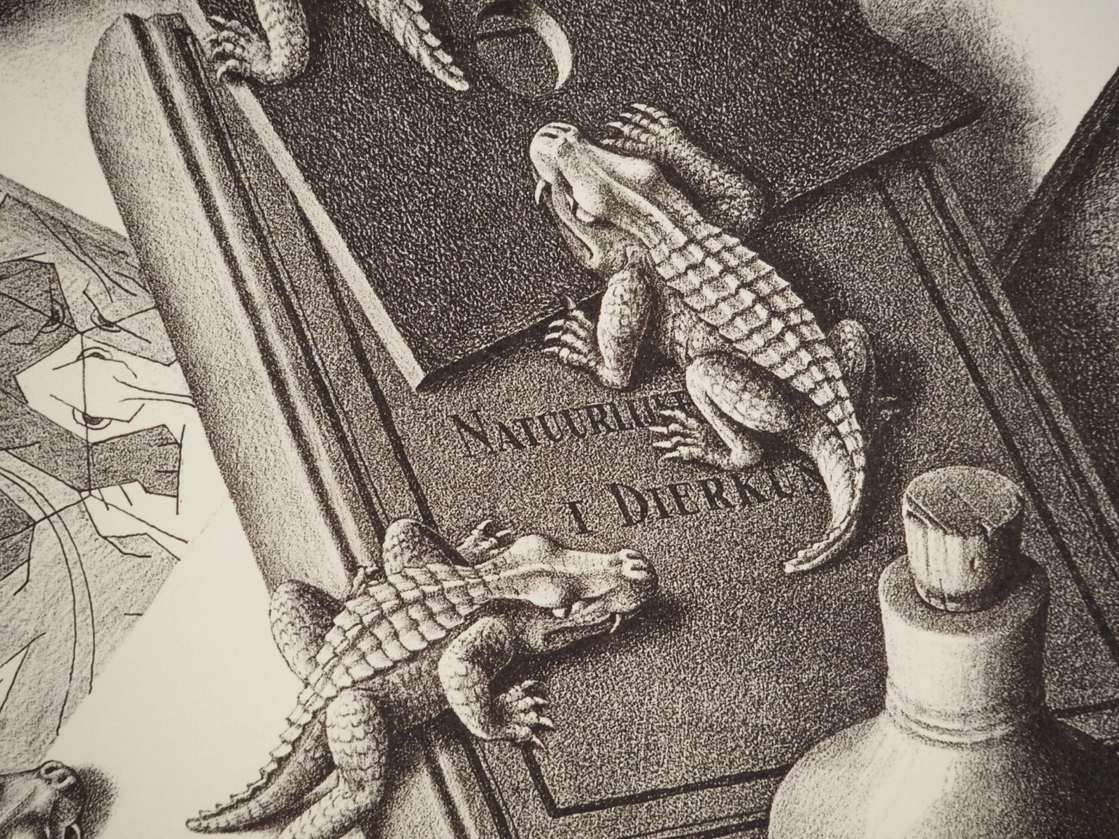 M.C. Escherstill Life   Reptiles   Signed Facsimile, Ltd /4502008 photo vintage