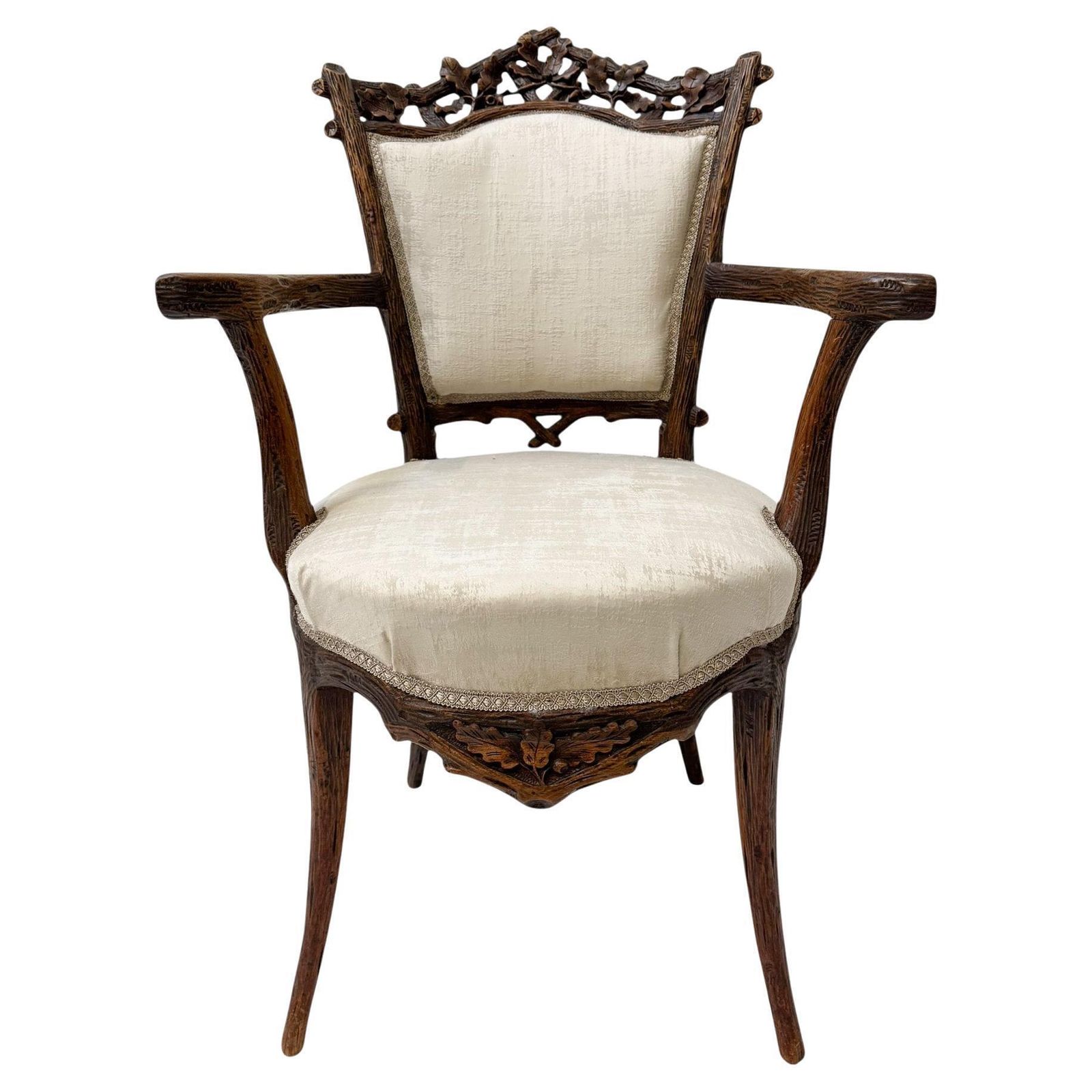 Antique Black Forest Armchair By Matthijs Horrix For Horrix Den Haag, 1880s