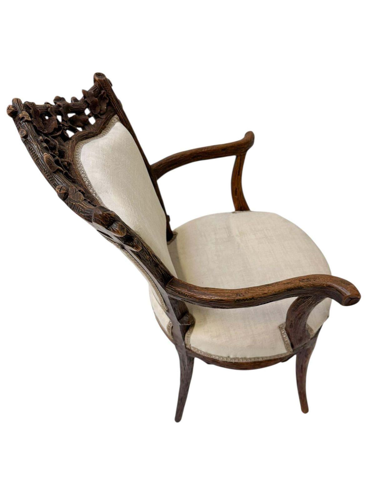 Antique Black Forest Armchair By Matthijs Horrix For Horrix Den Haag, 1880s photo for sale
