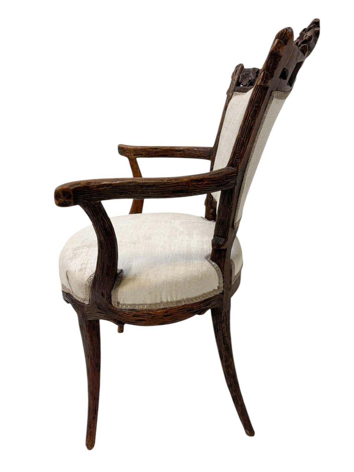 Antique Black Forest Armchair By Matthijs Horrix For Horrix Den Haag, 1880s photo Furniture