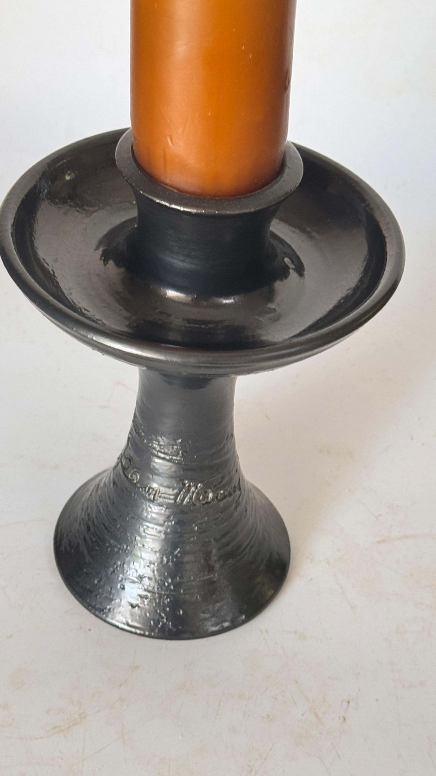 Home Decor Ceramic Candleholder By Jean Marais – Signed – France, 1960s photo
