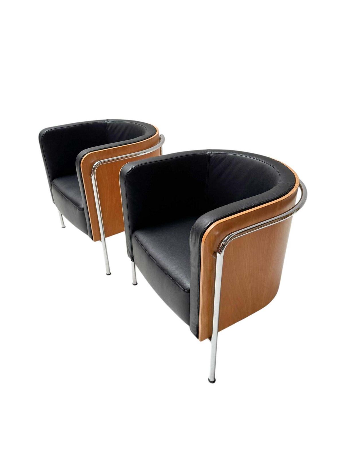 Bauhaus Style S3002 Club Tub Armchairs By Christoph Zschoke For Thonet, 2000s photo Furniture